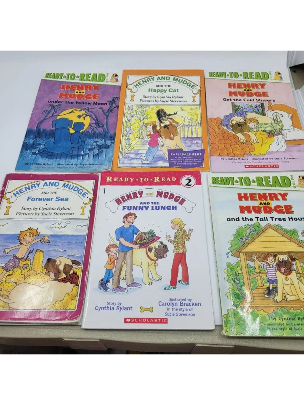 HENRY AND MUDGE Lot of 6 Level 2 Beginning Readers by Cynthia Rylant - RB001